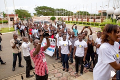 Arrival in Benin and inauguration of a village